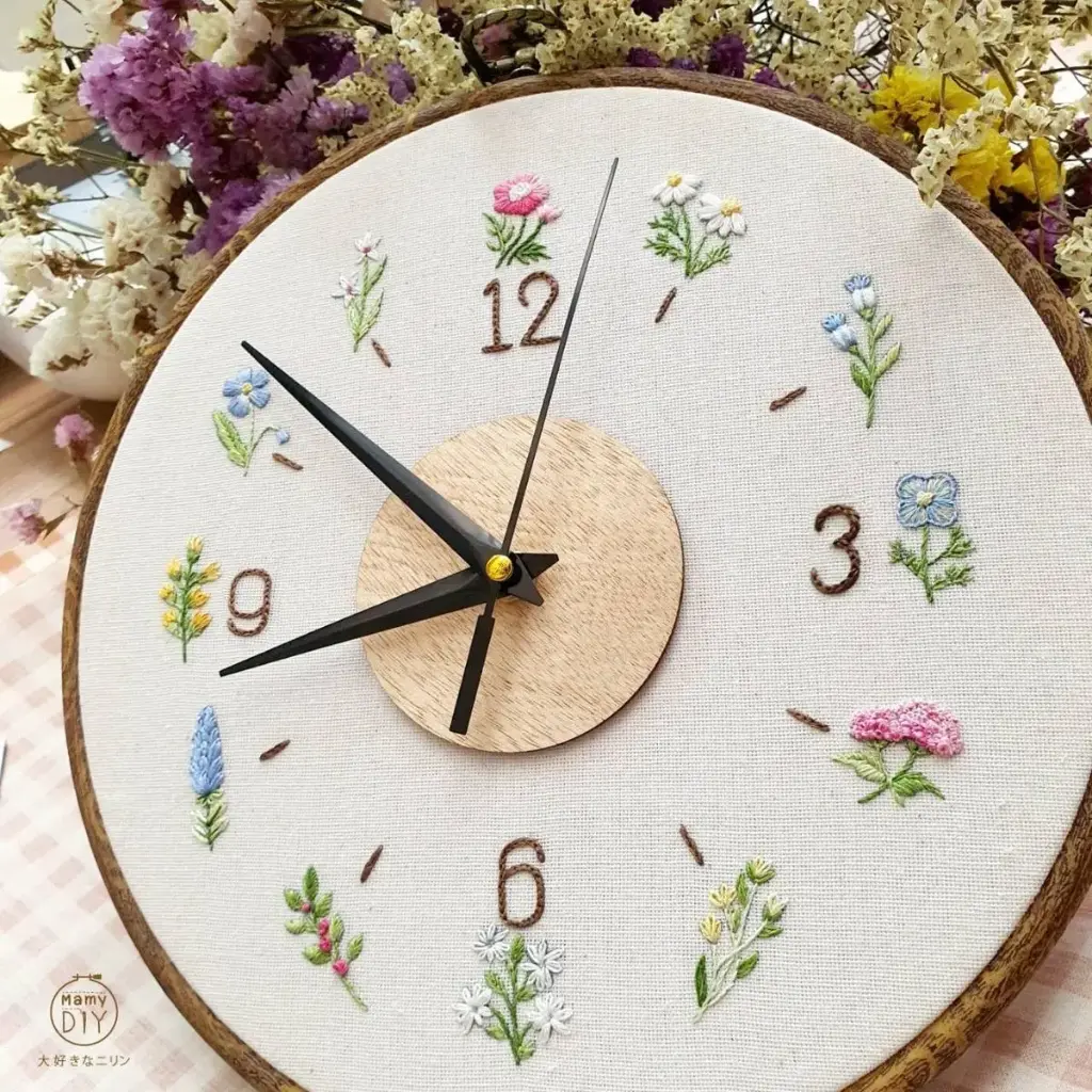 Mặt đồng hồ thêu